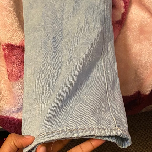 Ripped light wash denim jeans(size 13/LG) - Picture 4 of 4